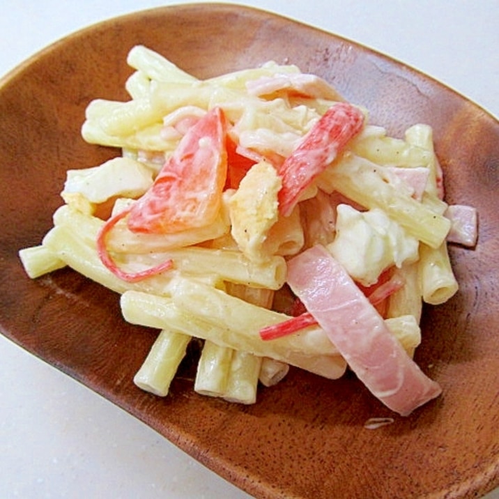 *かにかまハムのマカロニサラダ*